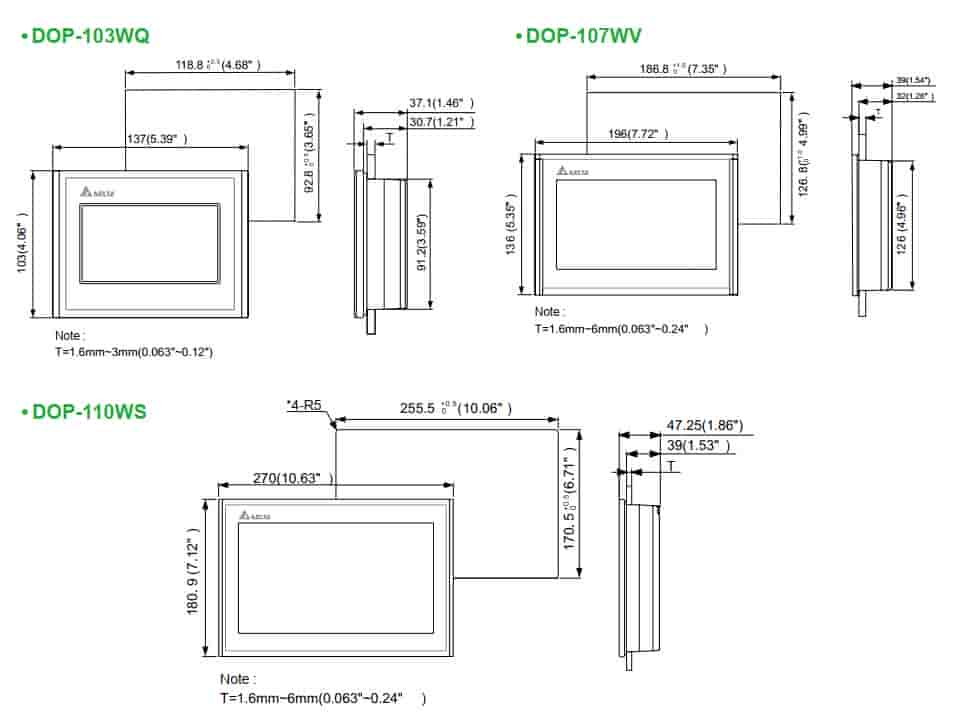 Màn hình HMI Delta DOP-107BV