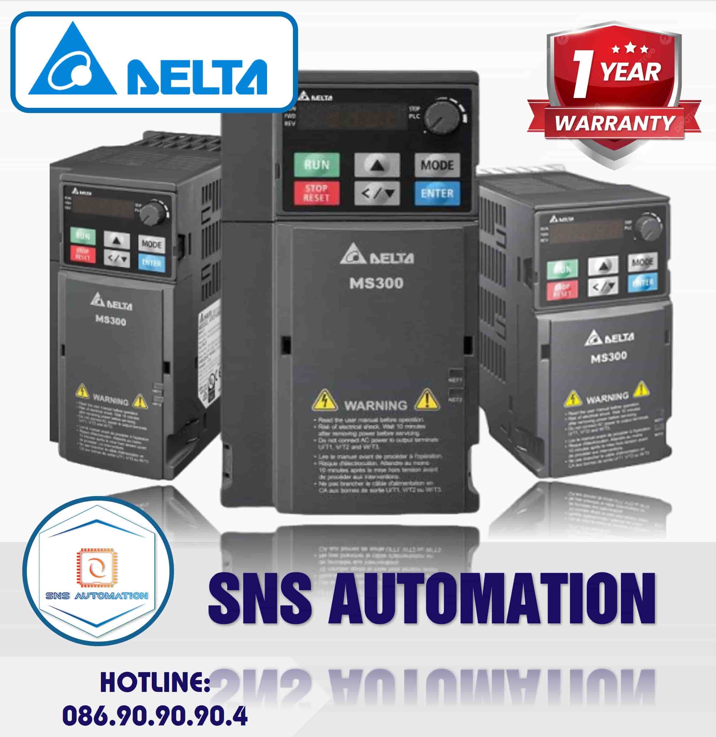 Biến tần VFD4A2MS43ANSAA