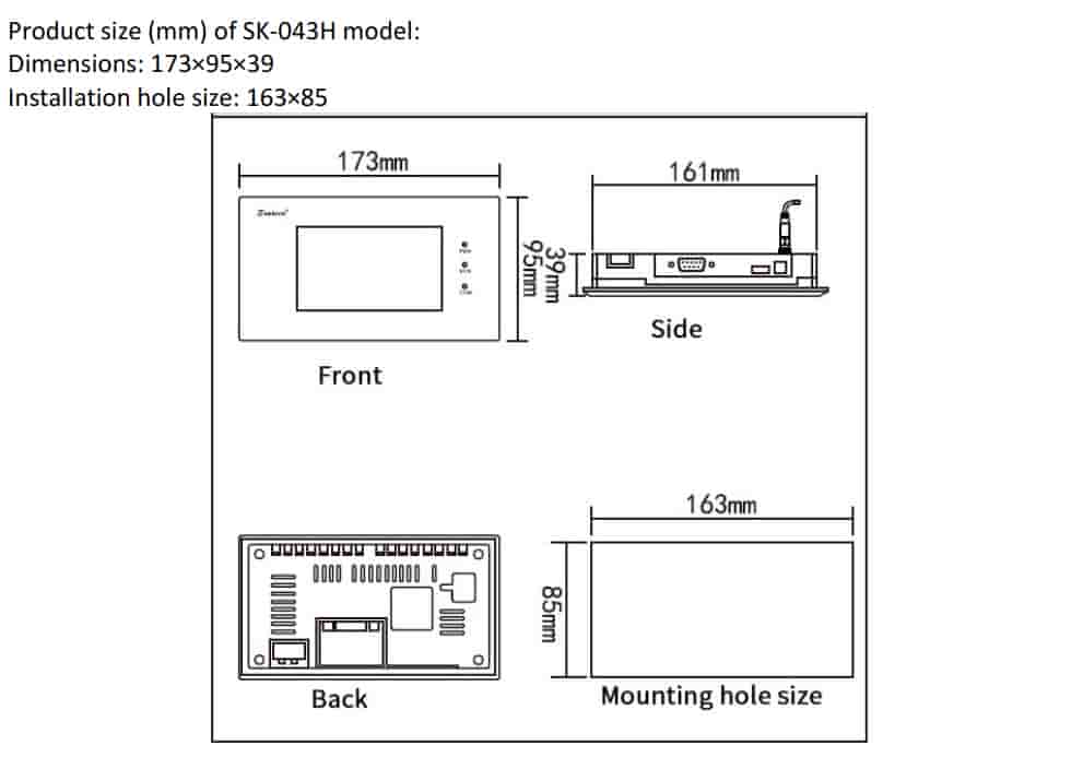 màn hình hmi SK-043HE