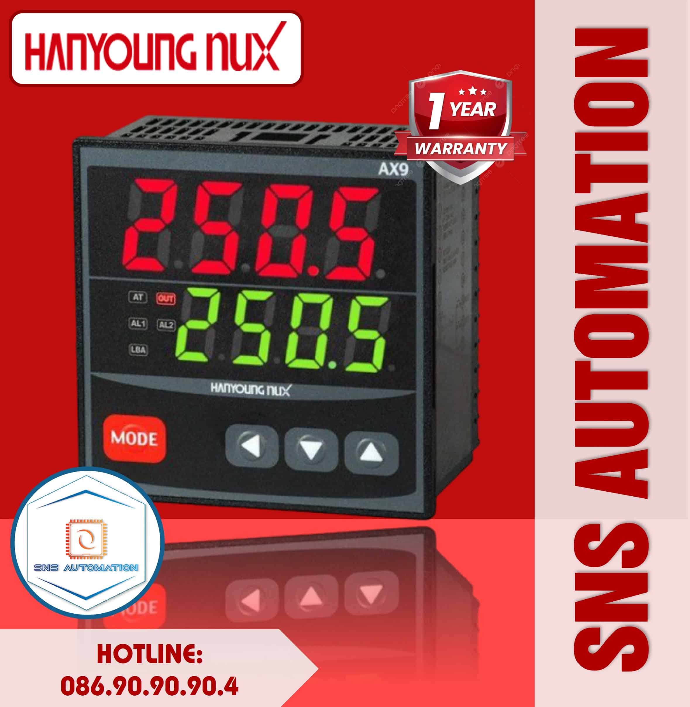 bộ điều khiển nhiệu độ AX9-3A