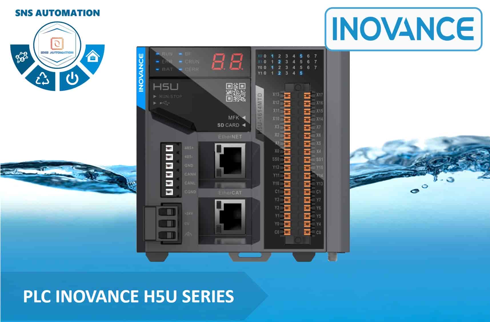 bộ lập trình plc inovance