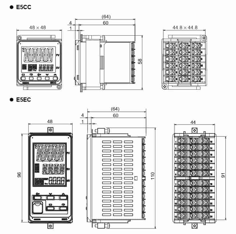 Bộ điều khiển E5CC-RX2ASM-802