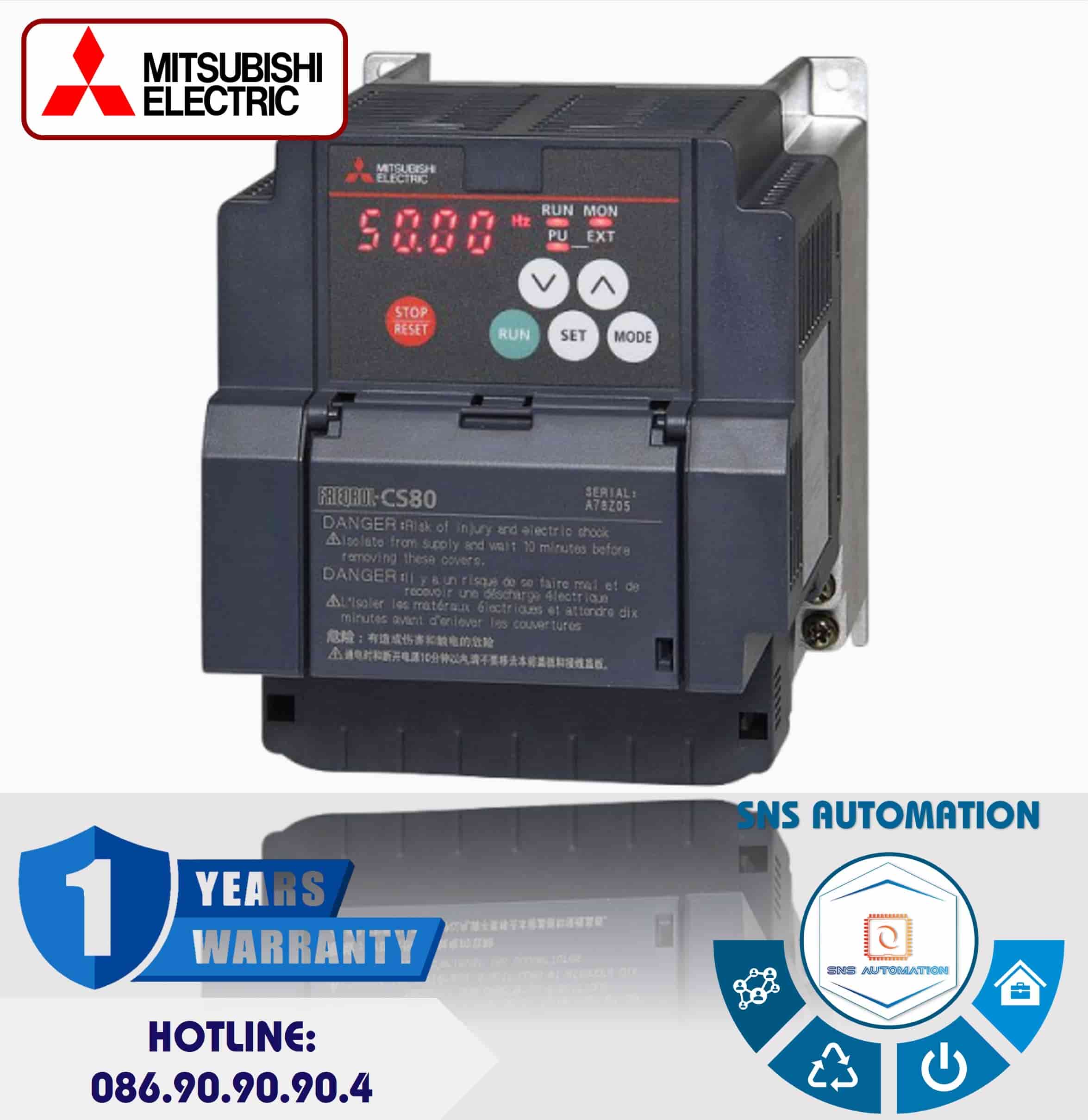 Biến tần Mitsubishi FR-CS82S-100-60