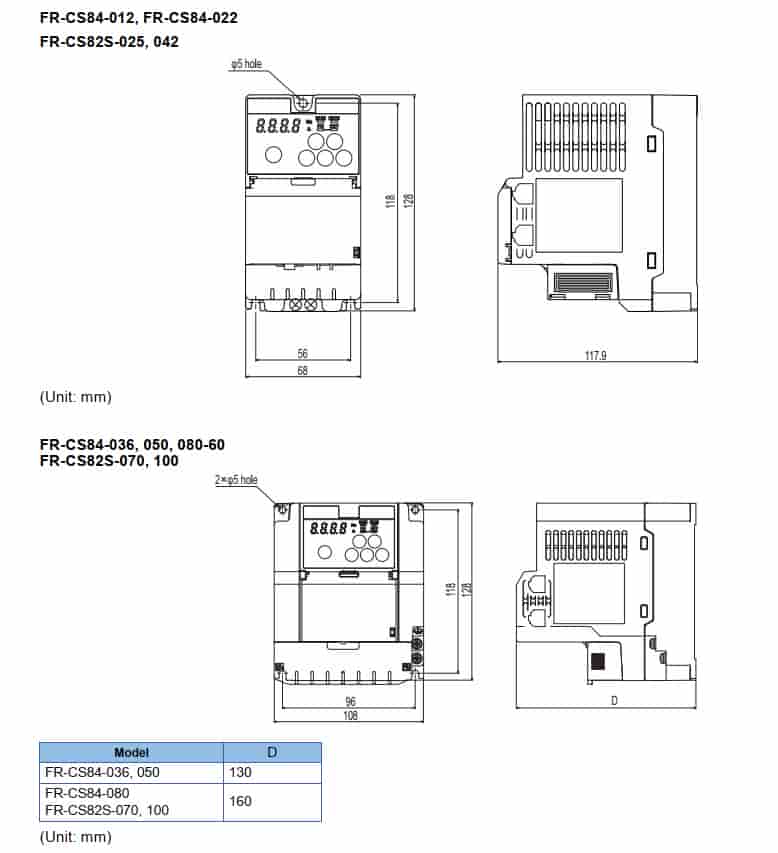 Biến tần mitsubishi FR-CS84-295-60