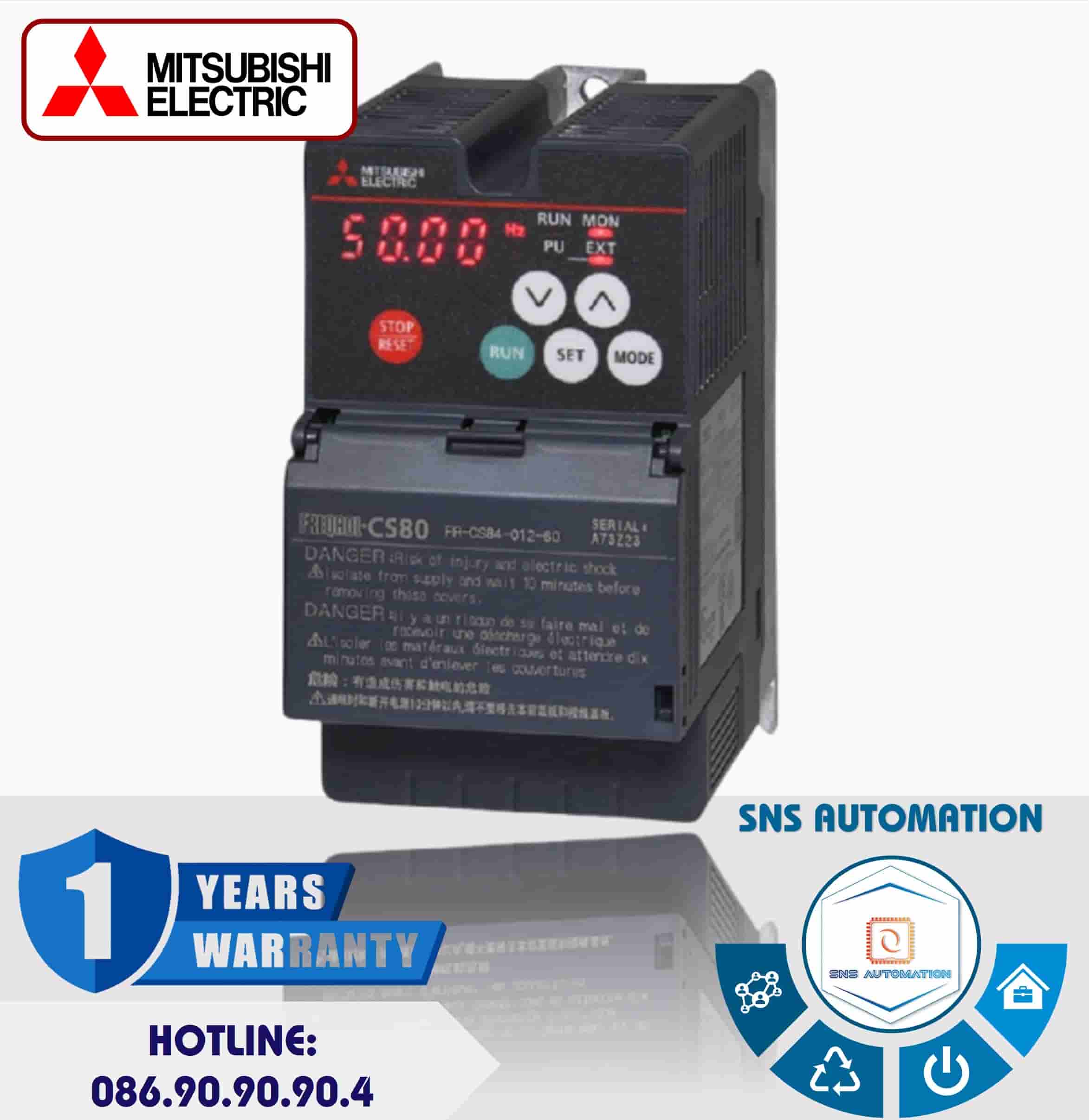 Biến tần Mitsubishi FR-CS82S-042-60