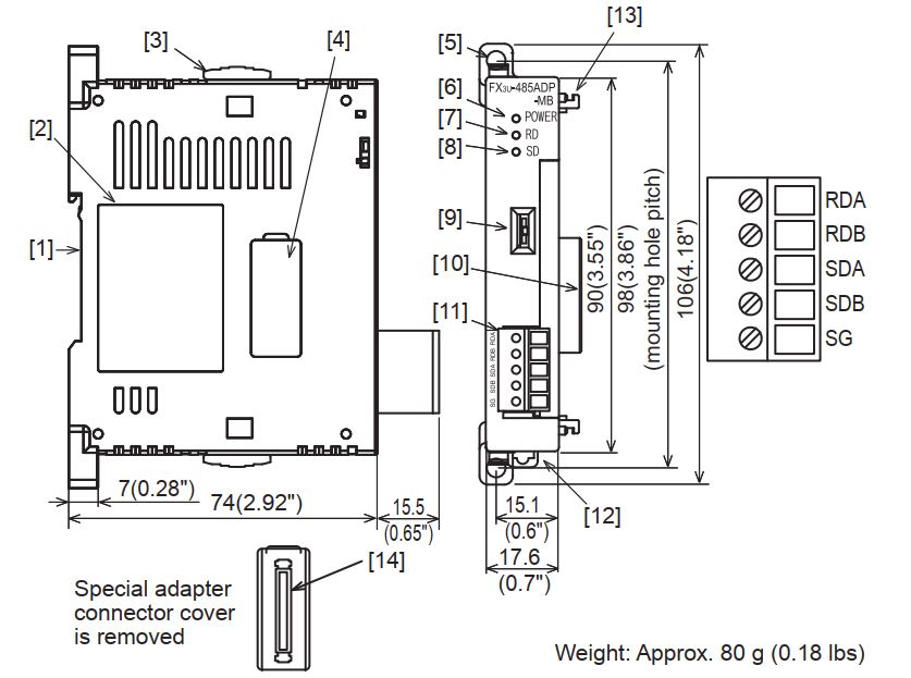 FX3U-485ADP-MB