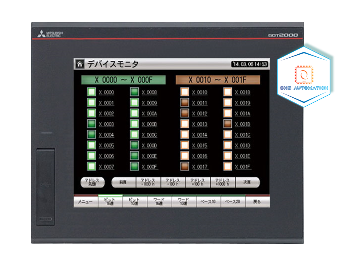 HMI Mitsubishi GT2508-VTBA