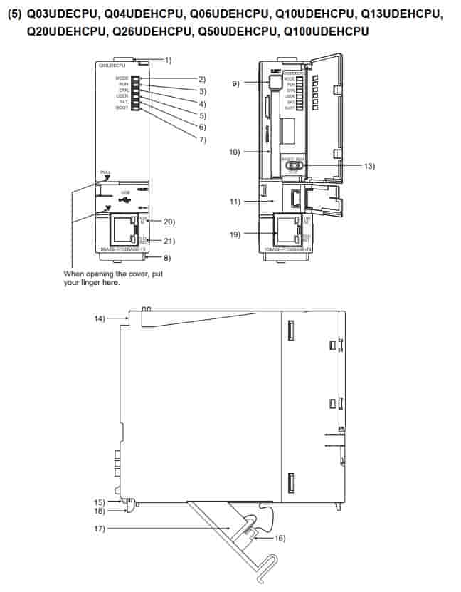 plc mitsubishi Q03UDECPU