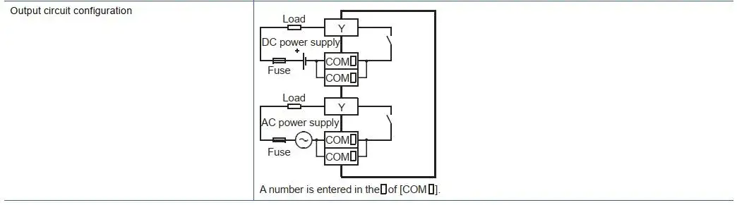 Sơ đồ mạch đấu nối PLC Mitsubishi FX5UC-32MT/D