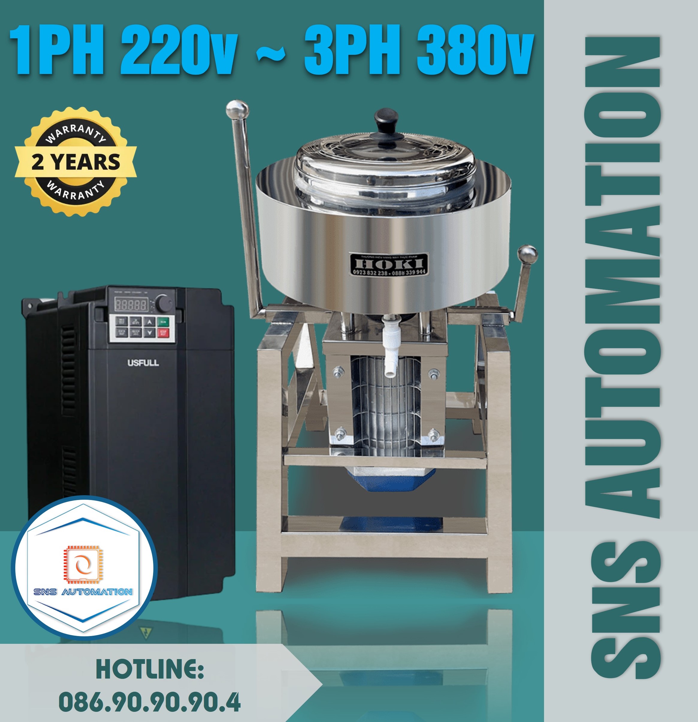 Biến tần cho máy xay chả