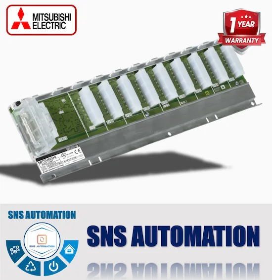 Q38B Main Base Đế PLC Dòng Q Hỗ Trợ 8 Slots I/O Mitsubishi