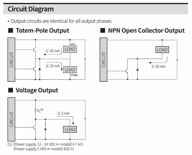 Sơ đồ đấu nối encoder ENC-1-1-T-24