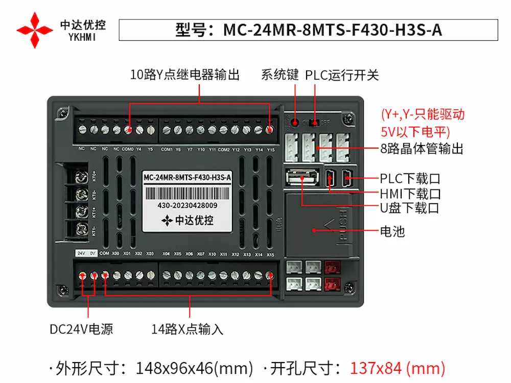 Hướng dẫn MC-24MR-8MTS-F430-H3S-A