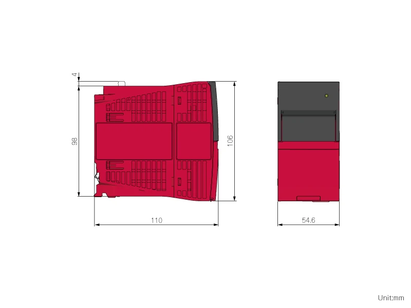 Hình ảnh module nguồn PLC Mitsubishi R61P iQ-R Series