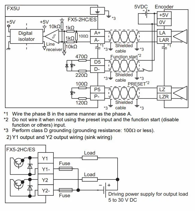 sơ đồ đi dây FX5-2HC/ES