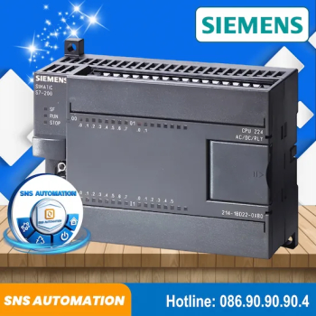6ES7214-1BD23-0XB0 bộ lập trình Siemens S7-200 14 DI DC / 10 DO relay CPU 224 AC/DC/RLY