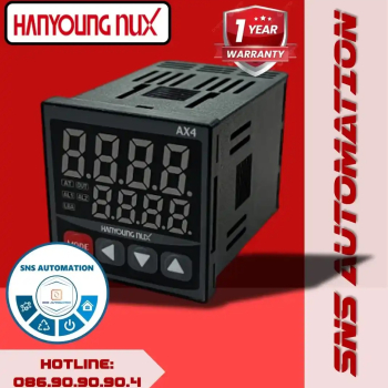 Đồng hồ nhiệt AX4 - Bộ điều khiển nhiệt độ chính xác cho hệ thống công nghiệp
