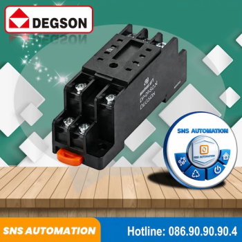 DPYF-08A-3-00A(H) Đế Rơ Le Degson 8 Chân 10A Gắn DIN Rail