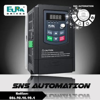 Biến tần EURA E2000-0015 T3 - 1.5kW, 3 pha 400V