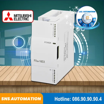 FX2N-16EX-ES/UL Module Mở Rộng 16 Ngõ Vào Sink/Source Cho PLC Mitsubishi FX Series