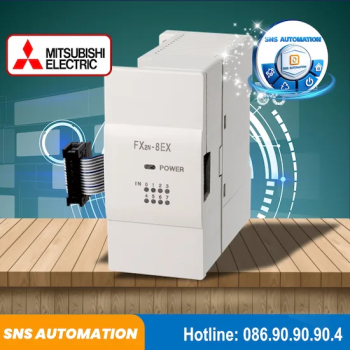 FX2N-8EX-ES/UL Module Mở Rộng 8 Ngõ Vào Sink/Source Cho PLC Mitsubishi FX Series