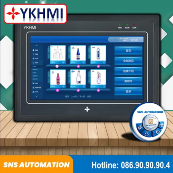MM-30MR-4MR-700-FX-A - Màn hình HMI YKHMI 7 inch tích hợp PLC FX1S (16 IN / 14 OUT Relay)