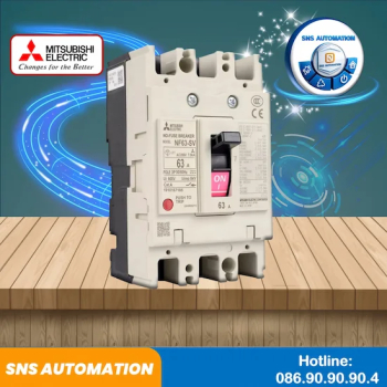 Cầu dao tự động dạng khối NF63-HV 3P 60A Mitsubishi chính hãng - Giải pháp bảo vệ điện an toàn, hiệu quả