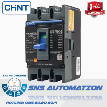 NXM-160S/3300 160A Aptomat MCCB Chint 3P 160A Dòng NXM Chính Hãng