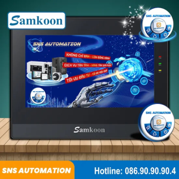 SK-102QT Màn Hình HMI Samkoon 10 Inch Hỗ Trợ COM1 RS232, COM2 RS485/422, COM3 RS485