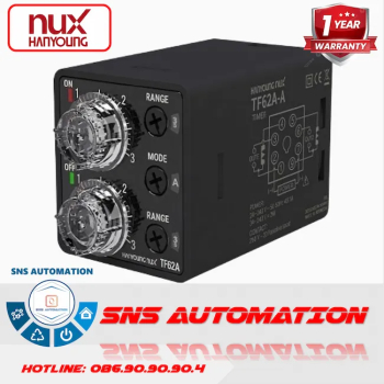 TF62A-1N-A Hanyoung Rơ Le Thời Gian Đôi | Twin Timer Luân Phiên Đa Năng