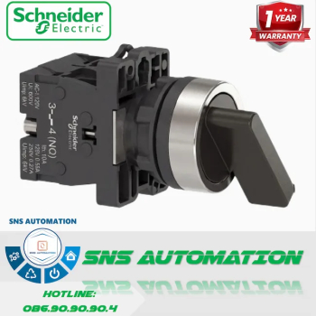 XA2EJ53 Công Tắc Xoay 3 Vị Trí Schneider (Phi 22, Tay Dài, Tự Nhả, 2NO)
