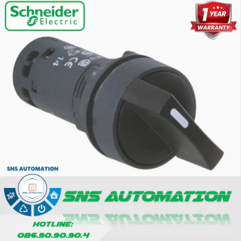 XB7ND33 Công Tắc Xoay 3 Vị Trí Schneider (Phi 22, Tự Giữ, 2NO, Khối Liền)