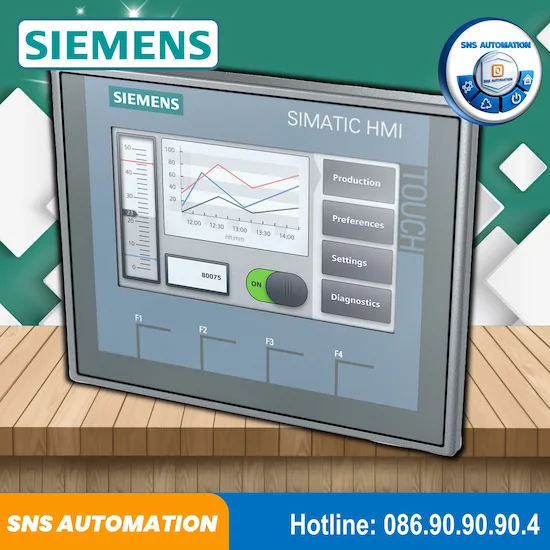 6AV2123-2DB03-0AX0 Màn hình HMI Siemens KTP400 4.3 inch chính hãng