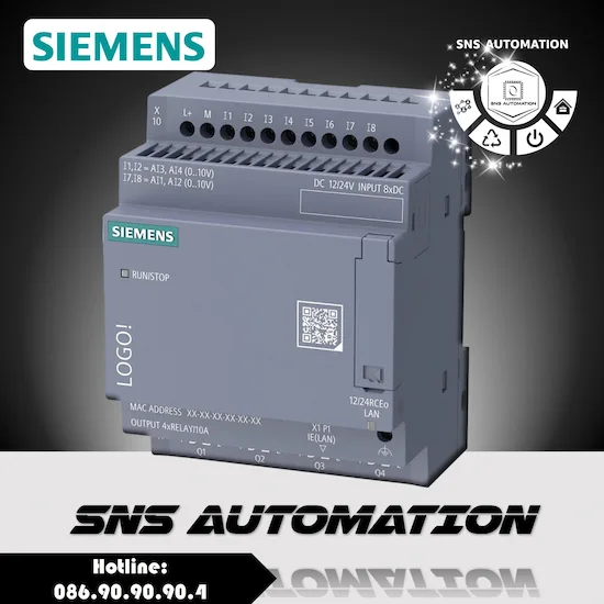 6ED1052-2CC08-0BA3 PLC Siemens LOGO! 24CEo 8DI/4DO