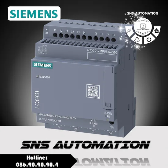 6ED1052-2HB08-0BA3 PLC Siemens LOGO! 24RCEo 8DI/4DO