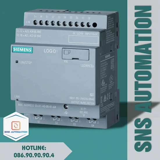 6ED1052-2FB08-0BA3 PLC Siemens LOGO! 230RCEo 8DI/4DO