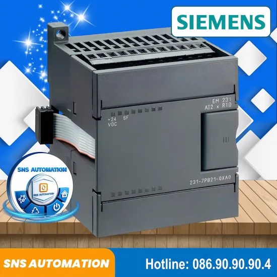 6ES7231-7PB22-0XA0 Module S7-200 EM231 2AI 2 kênh đọc tín hiệu analog