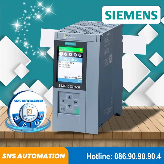 6ES7515-2FM02-0AB0 PLC S7-1500F CPU 1515F-2 PN Siemens