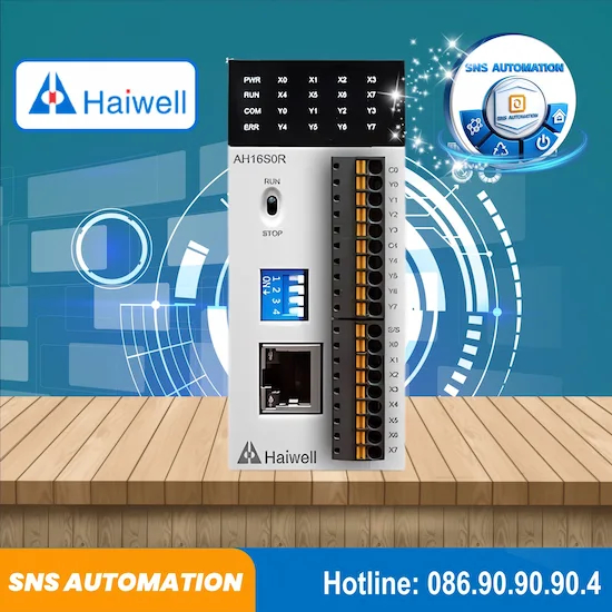 PLC Haiwell AC10S0T - Bộ điều khiển lập trình 6DI/4DO NPN