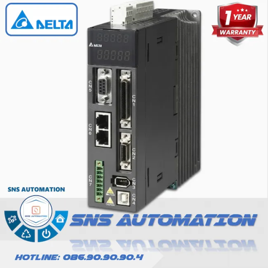 ASD-A2-1521-M Bộ Điều Khiển Servo Delta A2 1.5kW (Mạng CANopen, E-Cam, Vòng Kín)