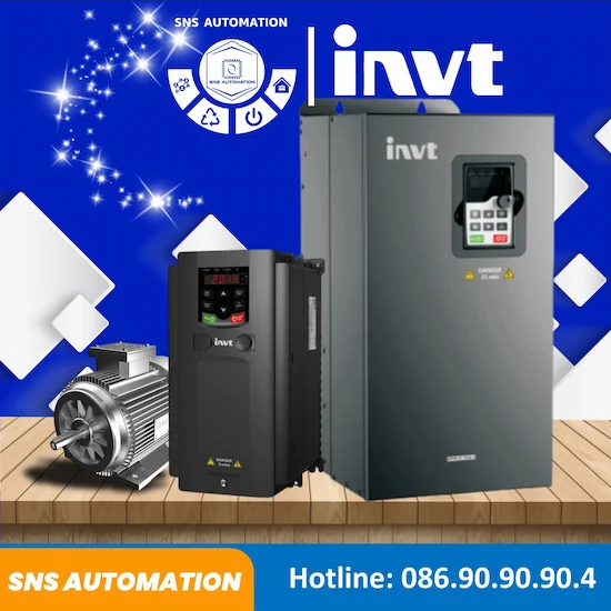 Biến tần INVT GD200A-055G/075P-4 - Biến tần 55kW / 75kW 3 pha 380V cho hệ thống công nghiệp
