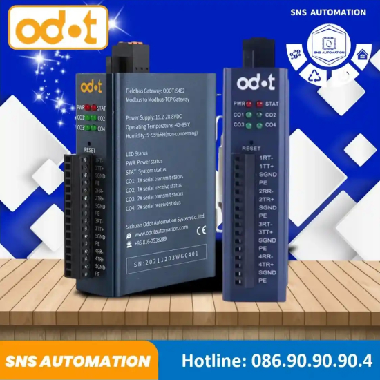 Bộ chuyển đổi tín hiệu Modbus-RTU/ASCII RS485 sang Modbus TCP