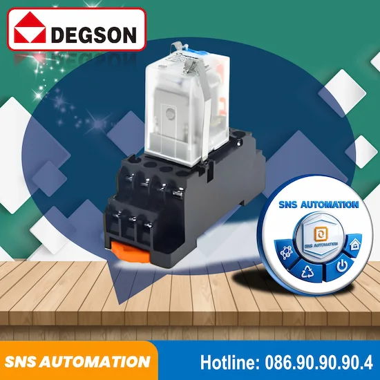 DRPE-4C-LR-D24-07A(H) Rơ Le Degson 24VDC 4 Tiếp Điểm 5A