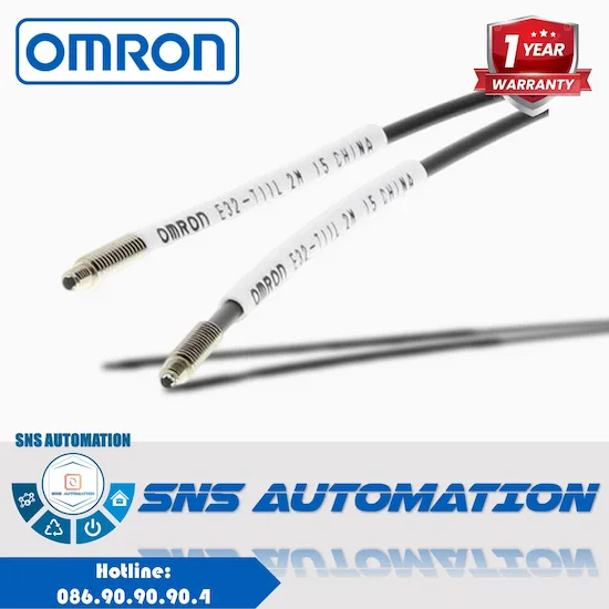 E32-T11L 2M Cảm Biến Sợi Quang Omron Through-beam - Giải Pháp Phát Hiện Vật Thể Chính Xác Cao