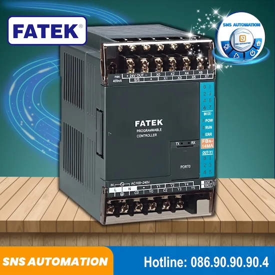 FBs-14MA Bộ Lập Trình PLC Fatek 8 Ngõ Vào 6 Ngõ Ra Transistor/Relay