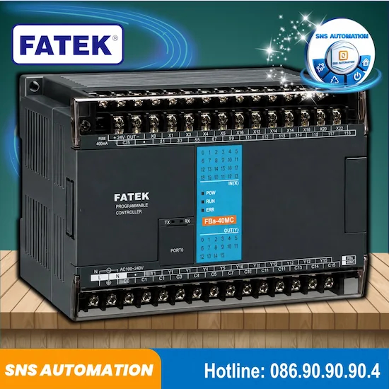 FBs-40MAR Bộ Lập Trình PLC Fatek 24 Ngõ Vào 16 Ngõ Ra Relay/Transistor