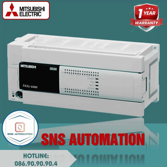 Bộ lập trình PLC FX3U-64MT/ES-A