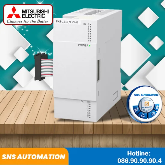 Mô đun FX5-16ET/ESS-H Mitsubishi - Module I/O xung tốc độ cao chính hãng
