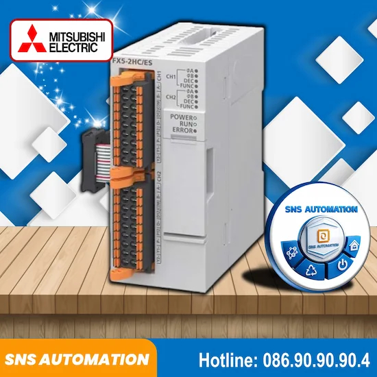 FX5-2HC/ES mô đun 2 kênh đọc xung tốc độ cao - Giải pháp đếm xung chính xác cho PLC Mitsubishi