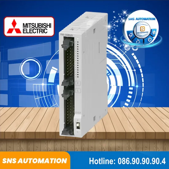 FX5-C32EX/D - Module mở rộng 32 ngõ vào số Digital Input PLC Mitsubishi MELSEC iQ-F